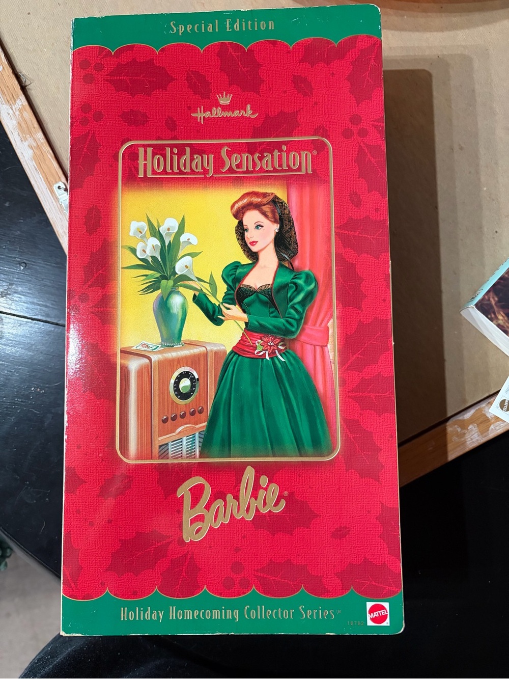 Barbie Holiday Sensation Boxed Art in Red and Green